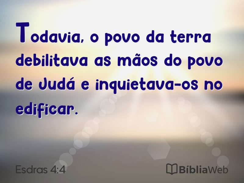 Esdras 4:4 em imagem para compartilhar