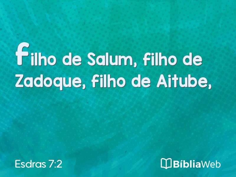 Esdras 7:2 em imagem para compartilhar