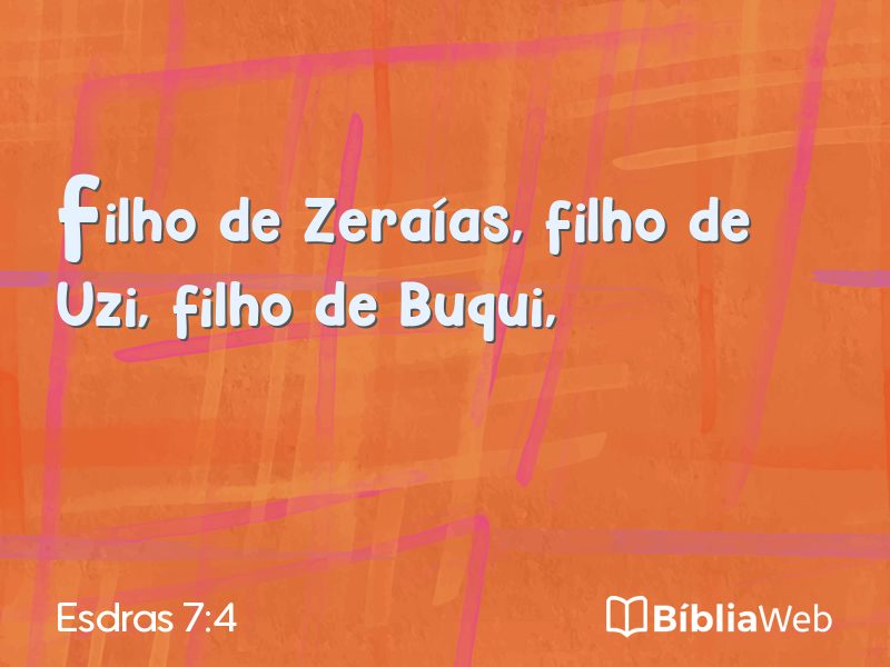 Esdras 7:4 em imagem para compartilhar