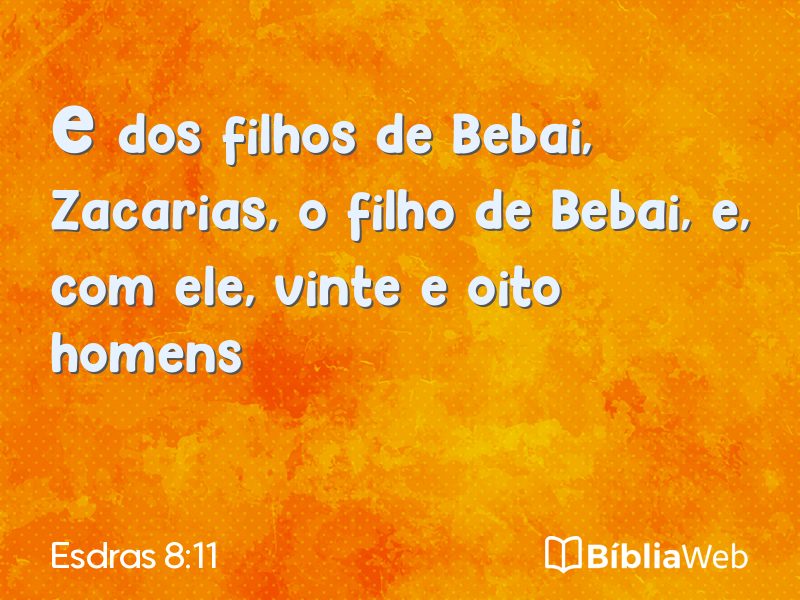 Esdras 8:11 em imagem para compartilhar