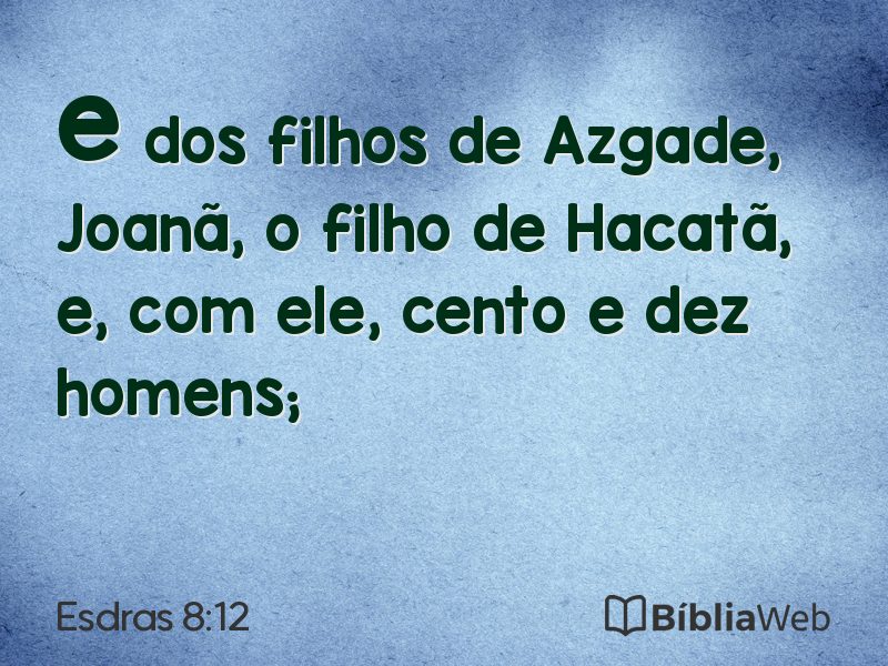 Esdras 8:12 em imagem para compartilhar