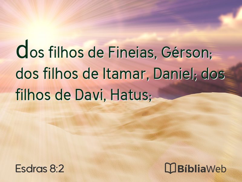 Esdras 8:2 em imagem para compartilhar