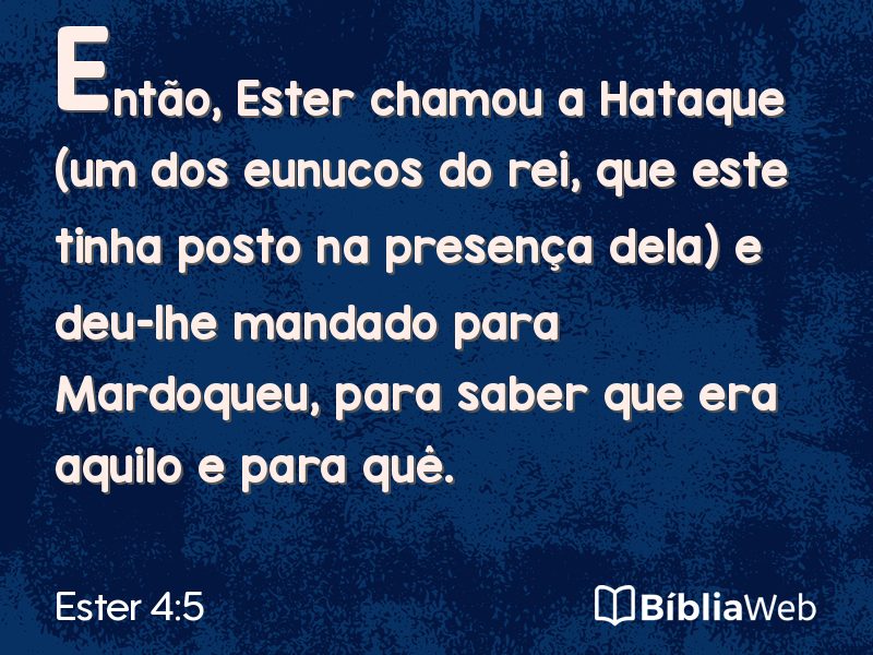 Ester 4:5 em imagem para compartilhar