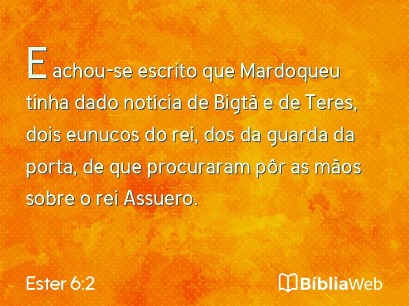 Ester 6:2 em imagem para compartilhar