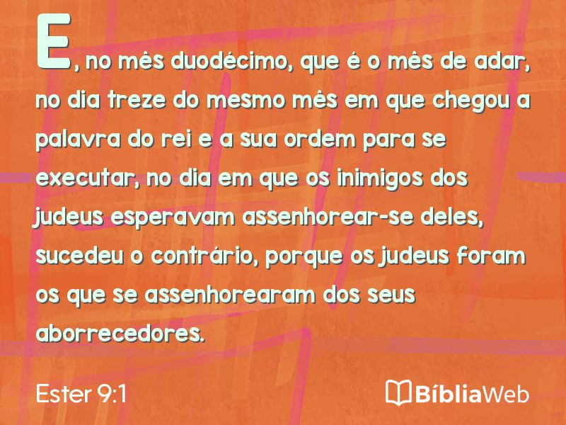 Ester 9:1 em imagem para compartilhar