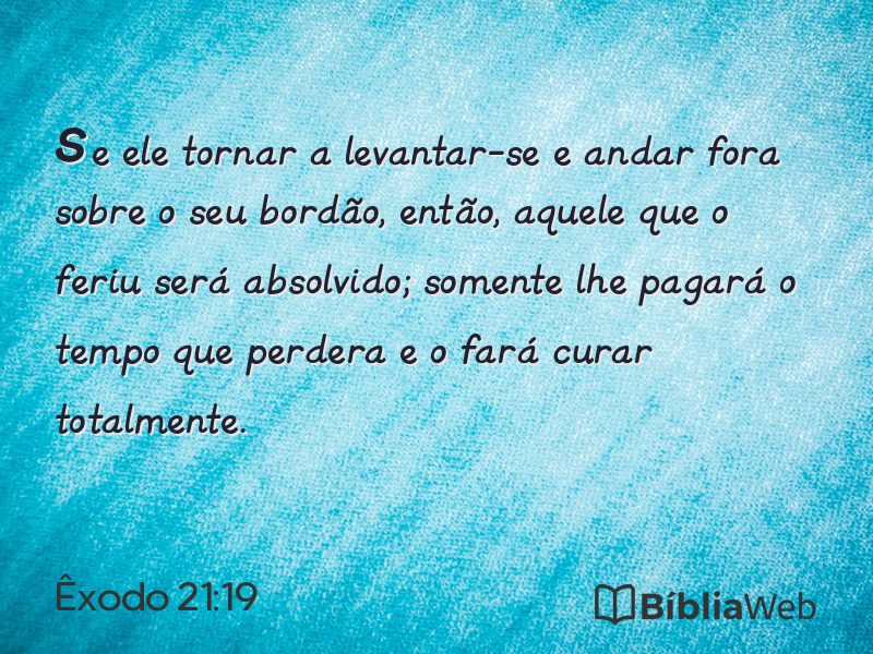 Êxodo 21:19 em imagem para compartilhar