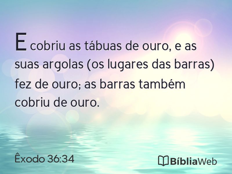 Êxodo 36:34 em imagem para compartilhar