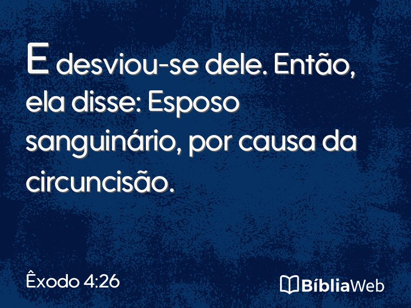 Êxodo 4:26 em imagem para compartilhar
