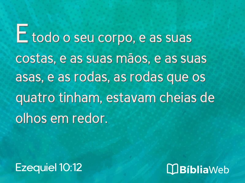 Ezequiel 10:12 em imagem para compartilhar