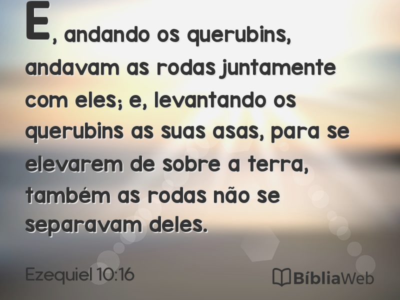 Ezequiel 10:16 em imagem para compartilhar