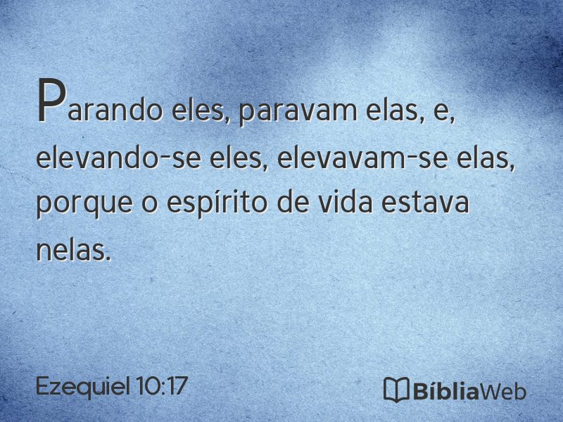 Ezequiel 10:17 em imagem para compartilhar