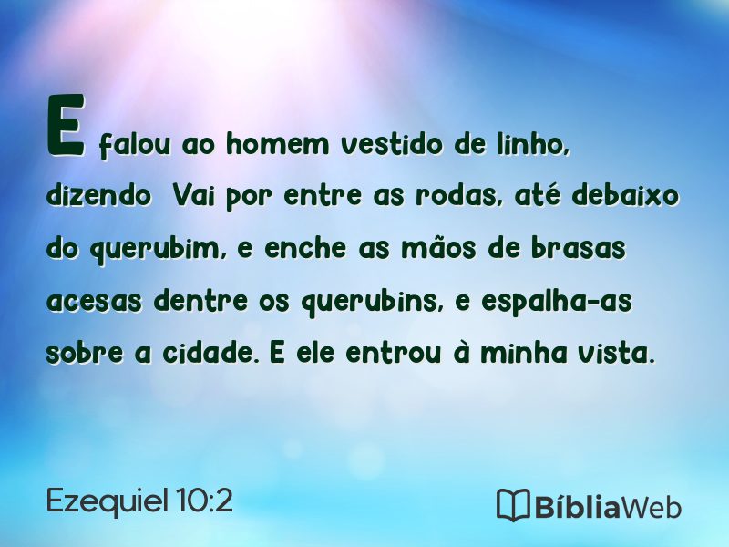 Ezequiel 10:2 em imagem para compartilhar