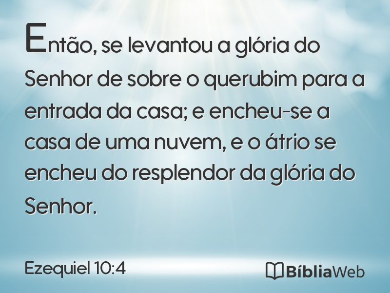 Ezequiel 10:4 em imagem para compartilhar