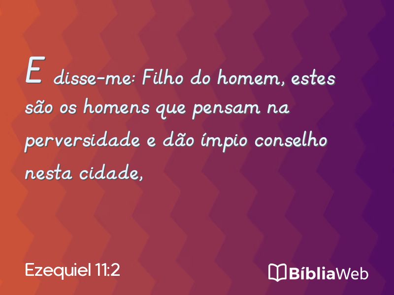 Ezequiel 11:2 em imagem para compartilhar
