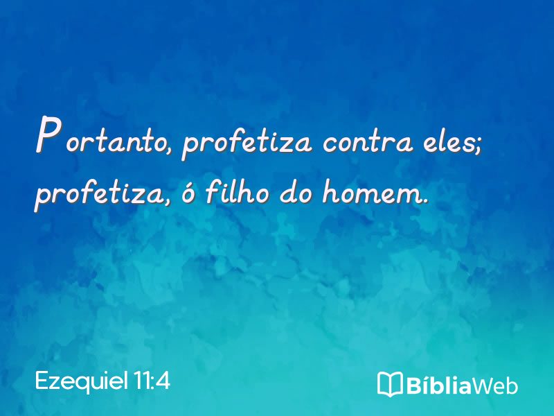 Ezequiel 11:4 em imagem para compartilhar