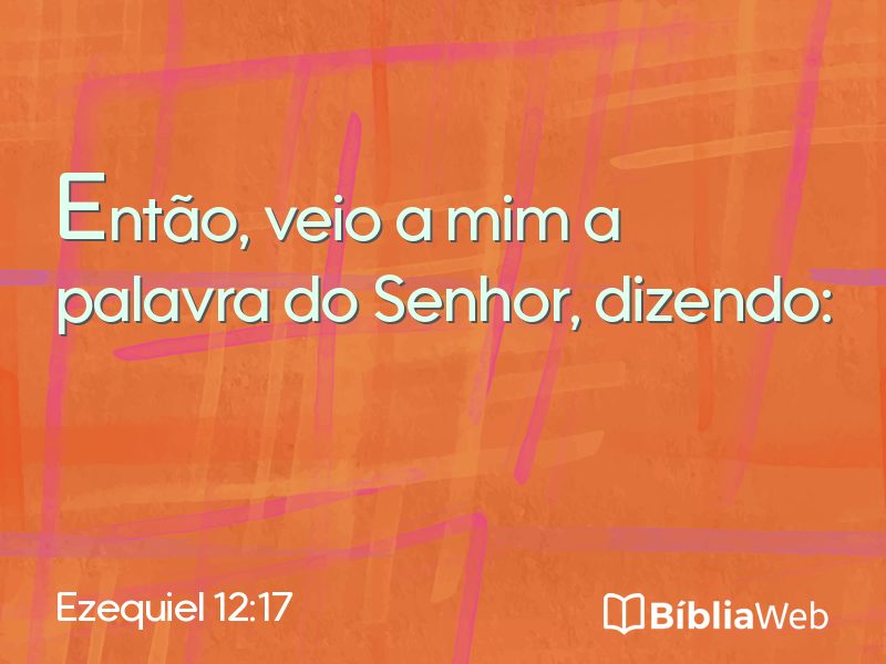 Ezequiel 12:17 em imagem para compartilhar