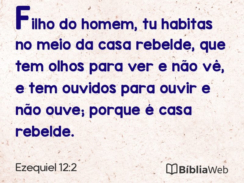 Ezequiel 12:2 em imagem para compartilhar