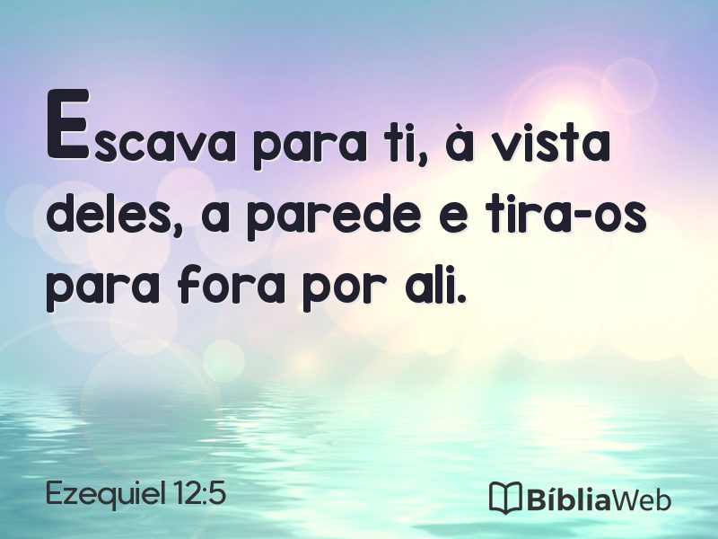 Ezequiel 12:5 em imagem para compartilhar