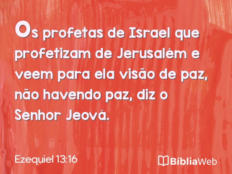 Ezequiel 13:16 em imagem para compartilhar