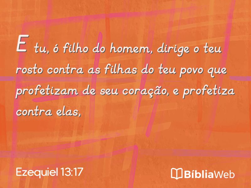 Ezequiel 13:17 em imagem para compartilhar