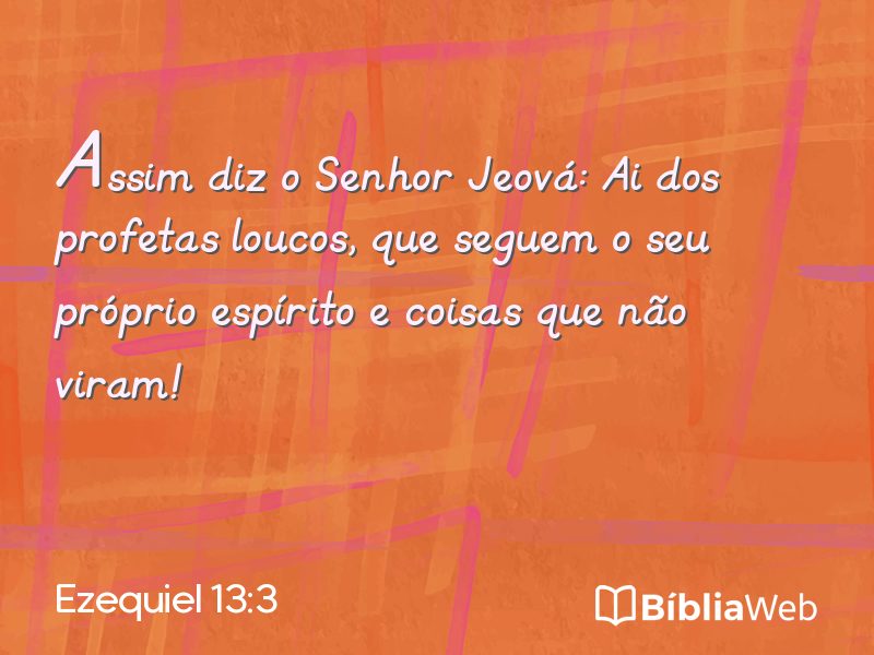 Ezequiel 13:3 em imagem para compartilhar