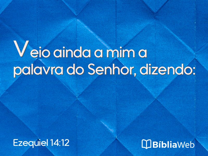 Ezequiel 14:12 em imagem para compartilhar