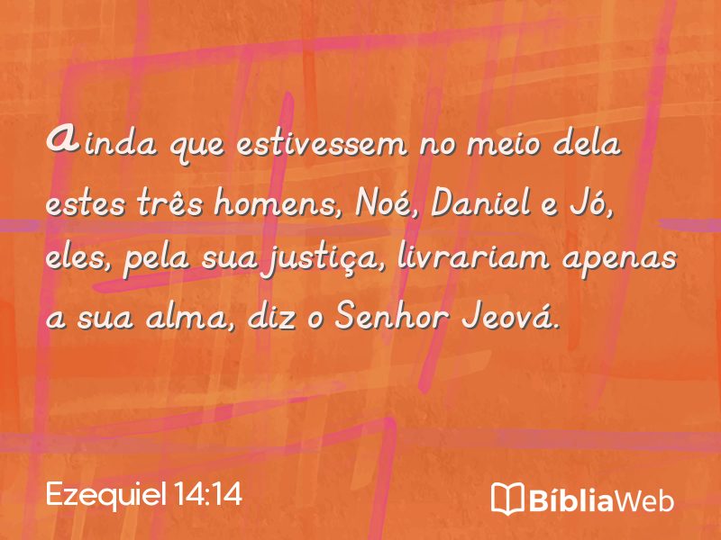Ezequiel 14:14 em imagem para compartilhar