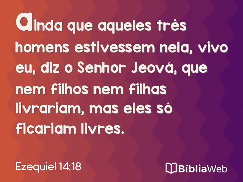 Ezequiel 14:18 em imagem para compartilhar