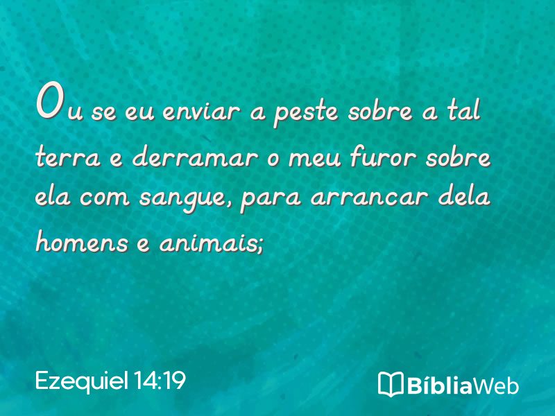 Ezequiel 14:19 em imagem para compartilhar