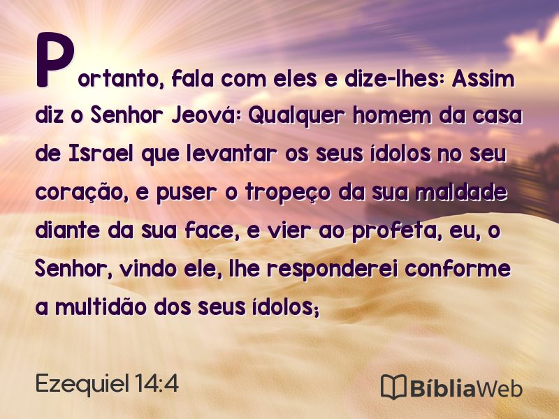Ezequiel 14:4 em imagem para compartilhar