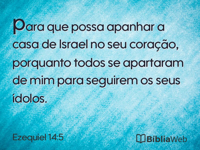 Ezequiel 14:5 em imagem para compartilhar