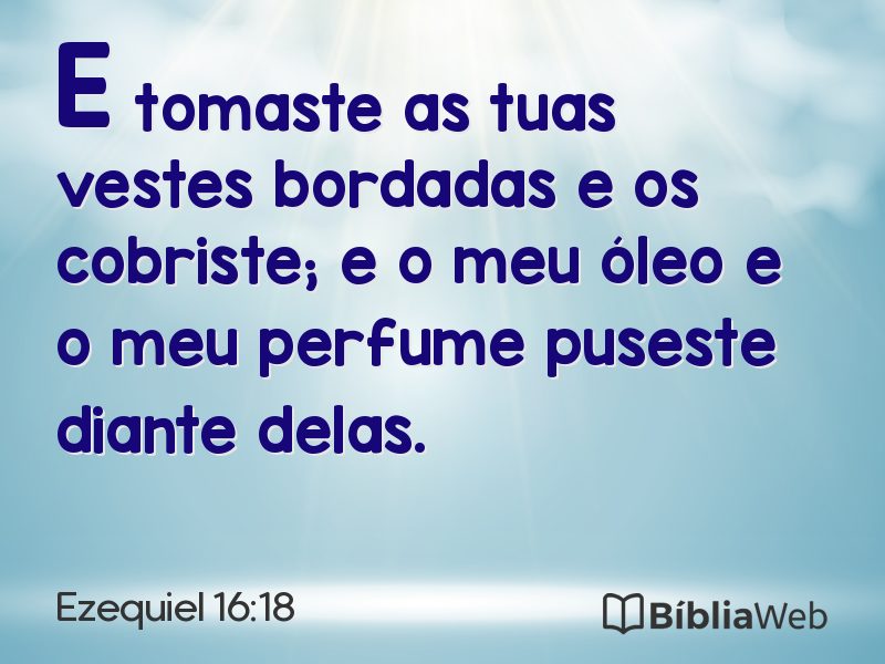 Ezequiel 16:18 em imagem para compartilhar