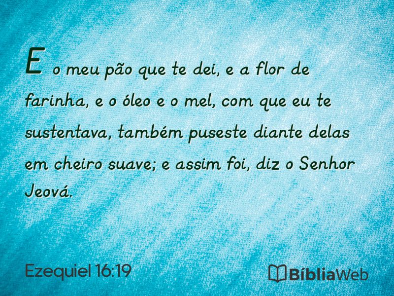 Ezequiel 16:19 em imagem para compartilhar