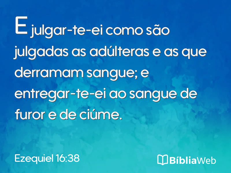 Ezequiel 16:38 em imagem para compartilhar