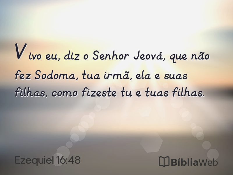 Ezequiel 16:48 em imagem para compartilhar