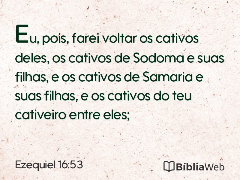 Ezequiel 16:53 em imagem para compartilhar