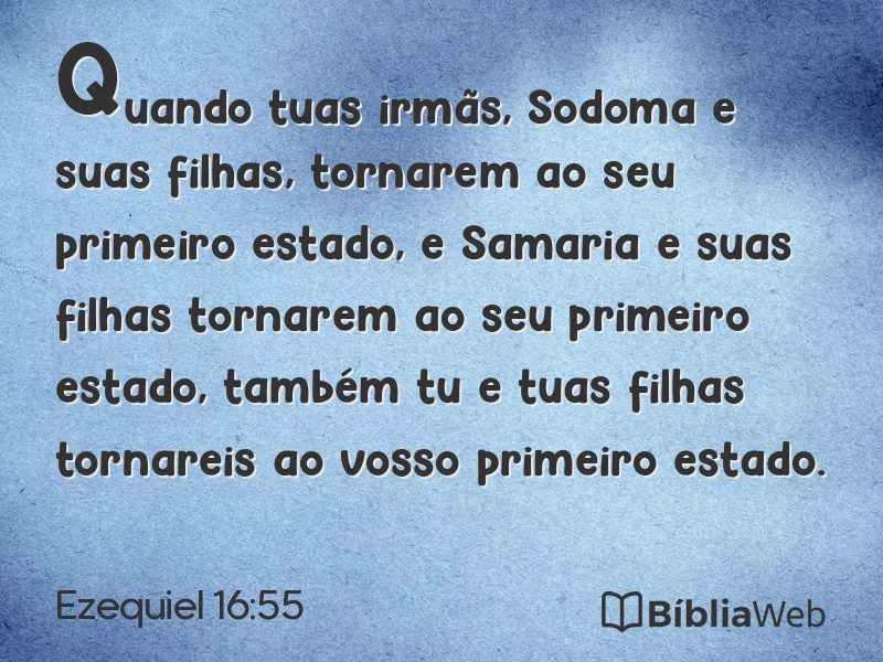Ezequiel 16:55 em imagem para compartilhar