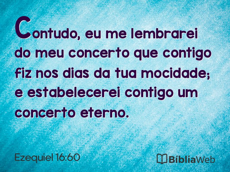Ezequiel 16:60 em imagem para compartilhar