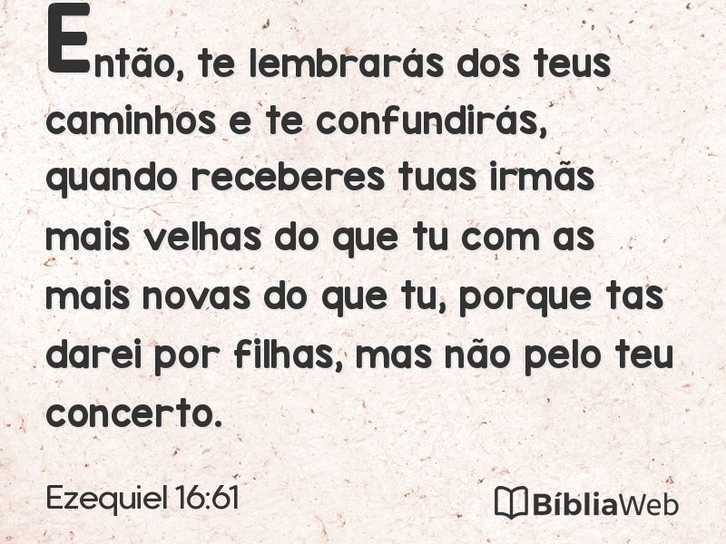 Ezequiel 16:61 em imagem para compartilhar