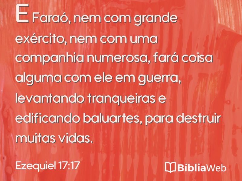 Ezequiel 17:17 em imagem para compartilhar