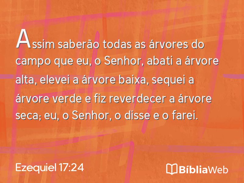 Ezequiel 17:24 em imagem para compartilhar