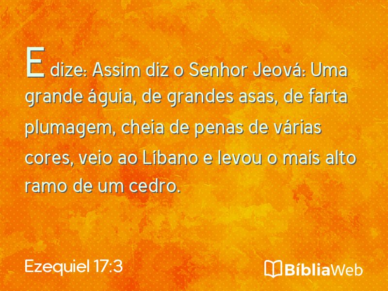 Ezequiel 17:3 em imagem para compartilhar