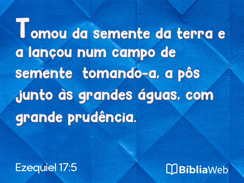 Ezequiel 17:5 em imagem para compartilhar