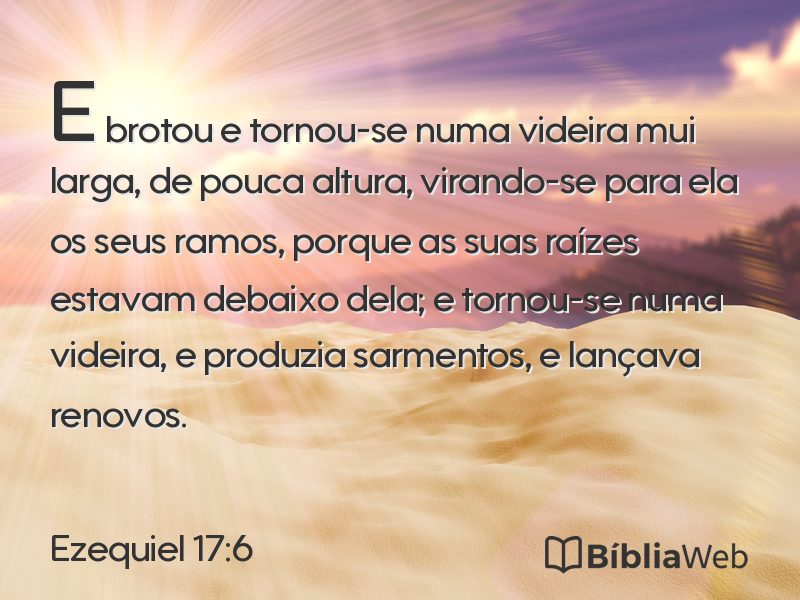 Ezequiel 17:6 em imagem para compartilhar