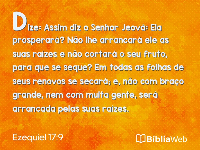 Ezequiel 17:9 em imagem para compartilhar