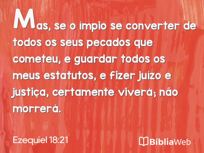 Ezequiel 18:21 em imagem para compartilhar