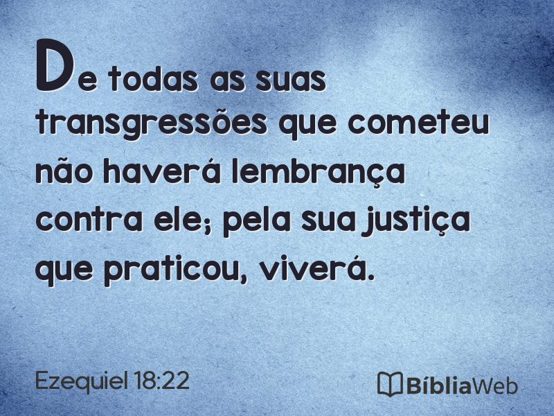 Ezequiel 18:22 em imagem para compartilhar