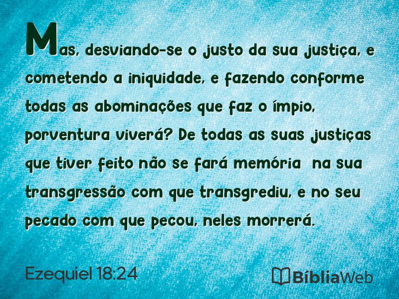 Ezequiel 18:24 em imagem para compartilhar