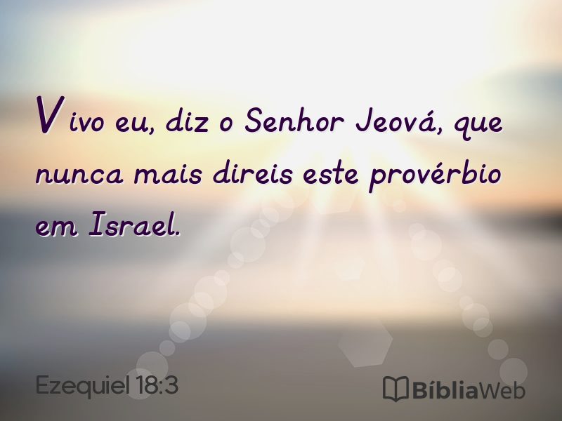 Ezequiel 18:3 em imagem para compartilhar