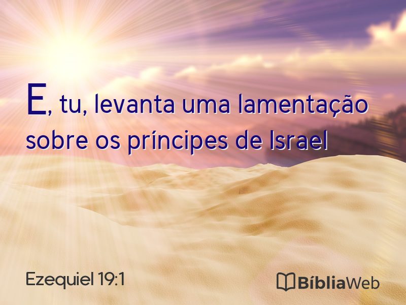 Ezequiel 19:1 em imagem para compartilhar